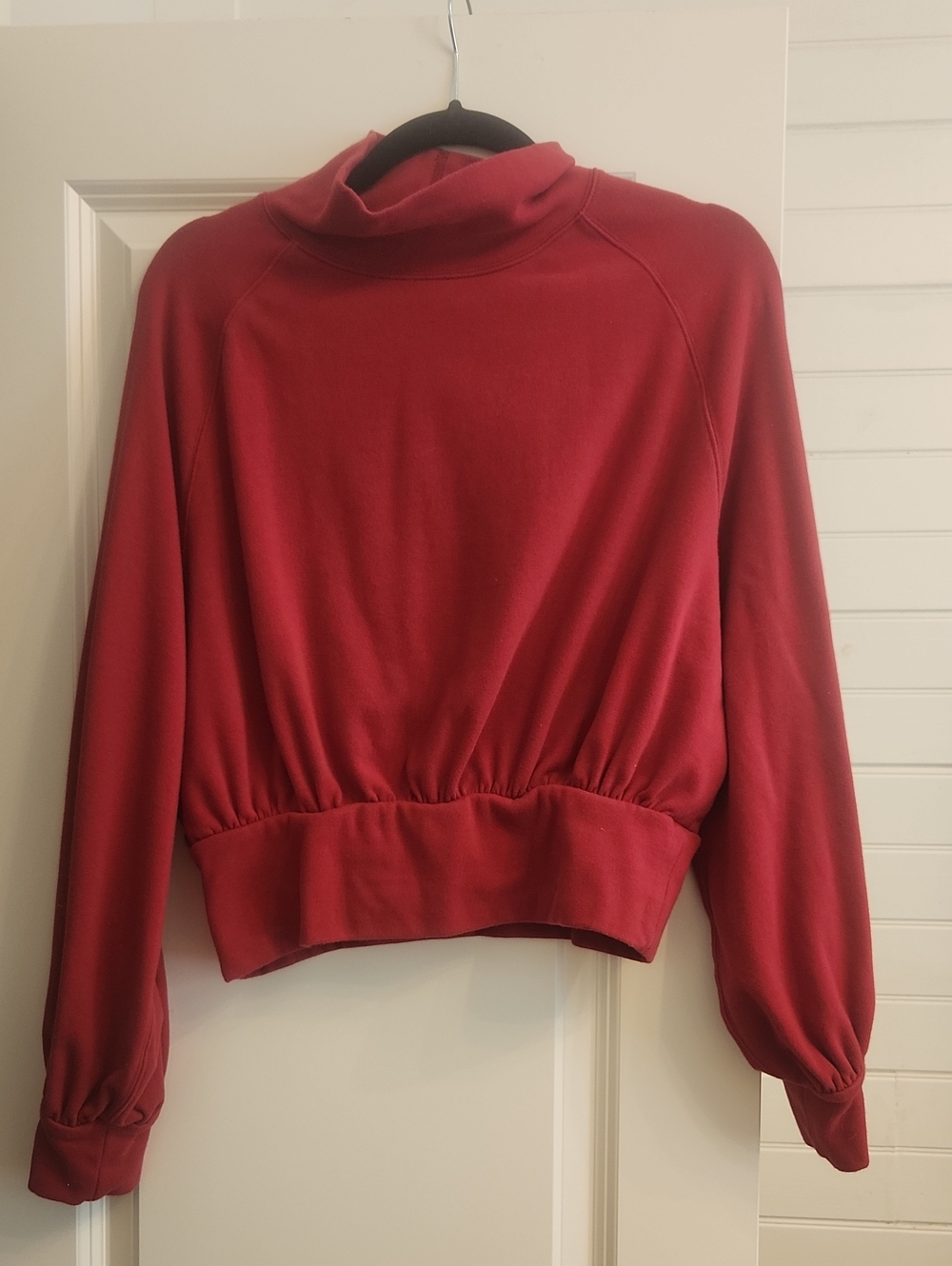 We The Free Crimson Mock Neck Sweatshirt